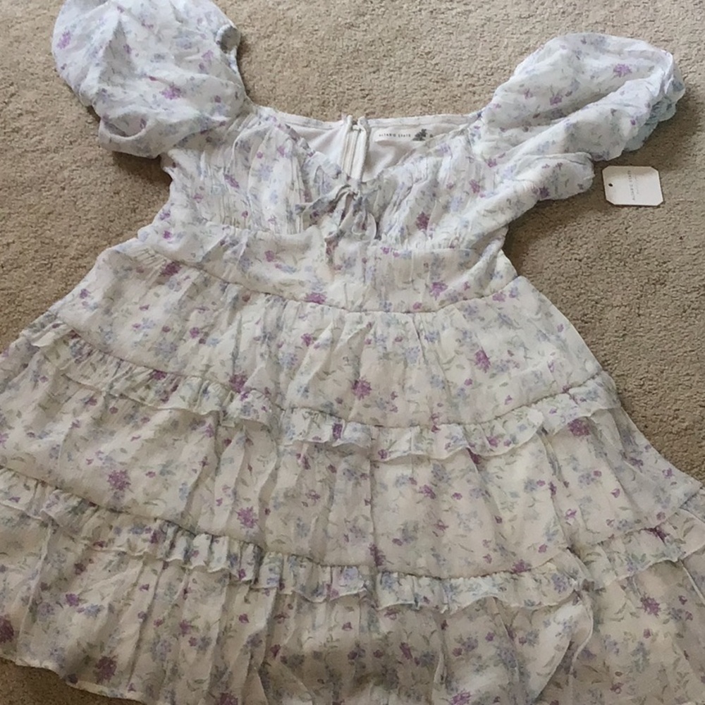 Floral Puff Sleeve Dress